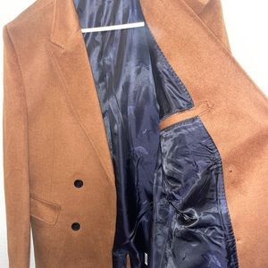 Deerskin coat, silk lined.